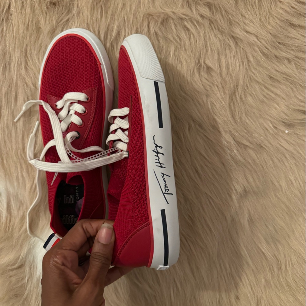 Red sneaker from Tommy